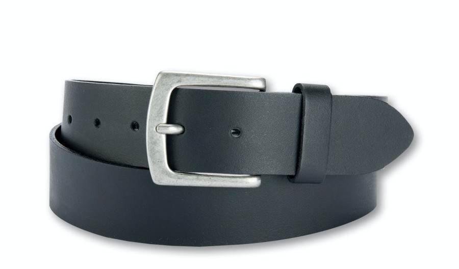 Herren Bernd Gu00f6tz | Bernd Gu00F6Tz 4 Cm Pull-Up Ledergu00Fcrtel Xxl Schwarz