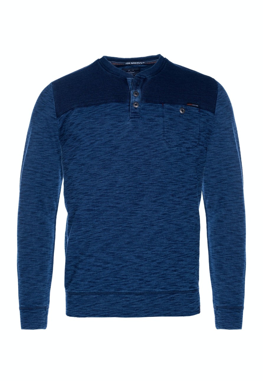 Herren Questo | Questo Sweatshirt Eldon Indigo