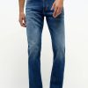 Herren Mustang | Mustang Jeans Michigan Straight Vision Blue Extra Lang