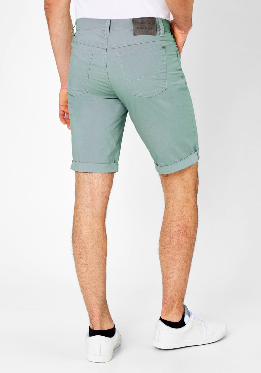 Herren Paddock's | Paddock'S Ranger Pipe Bermuda Low Fit Light Green