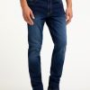 Herren Mustang | Mustang Jeans Washington Slim Extra Lang Blue Denim