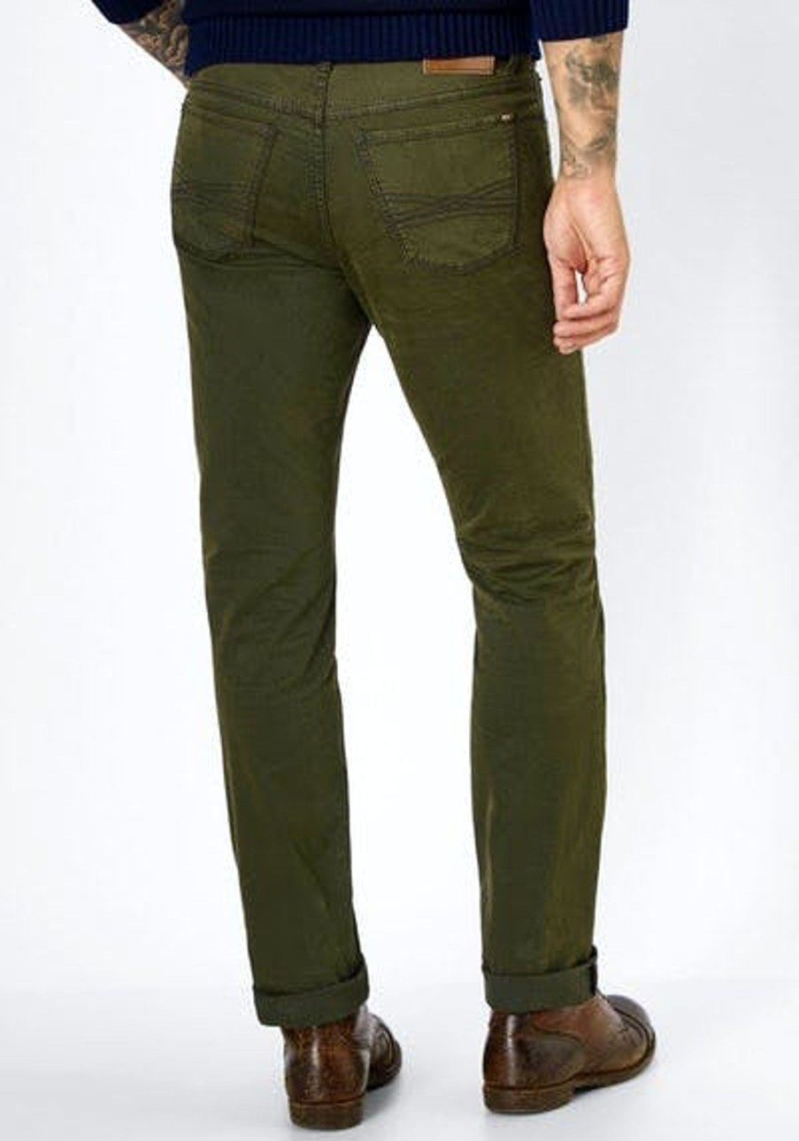 Herren Paddock's | Paddock'S Jeans Ranger Colored Olive