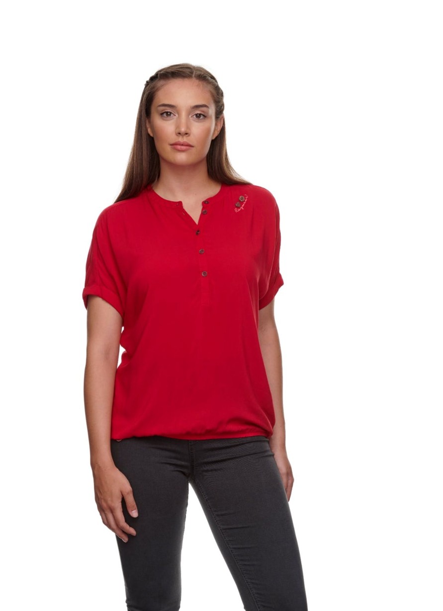 Damen Ragwear | Ragwear Shirt Ricota Red