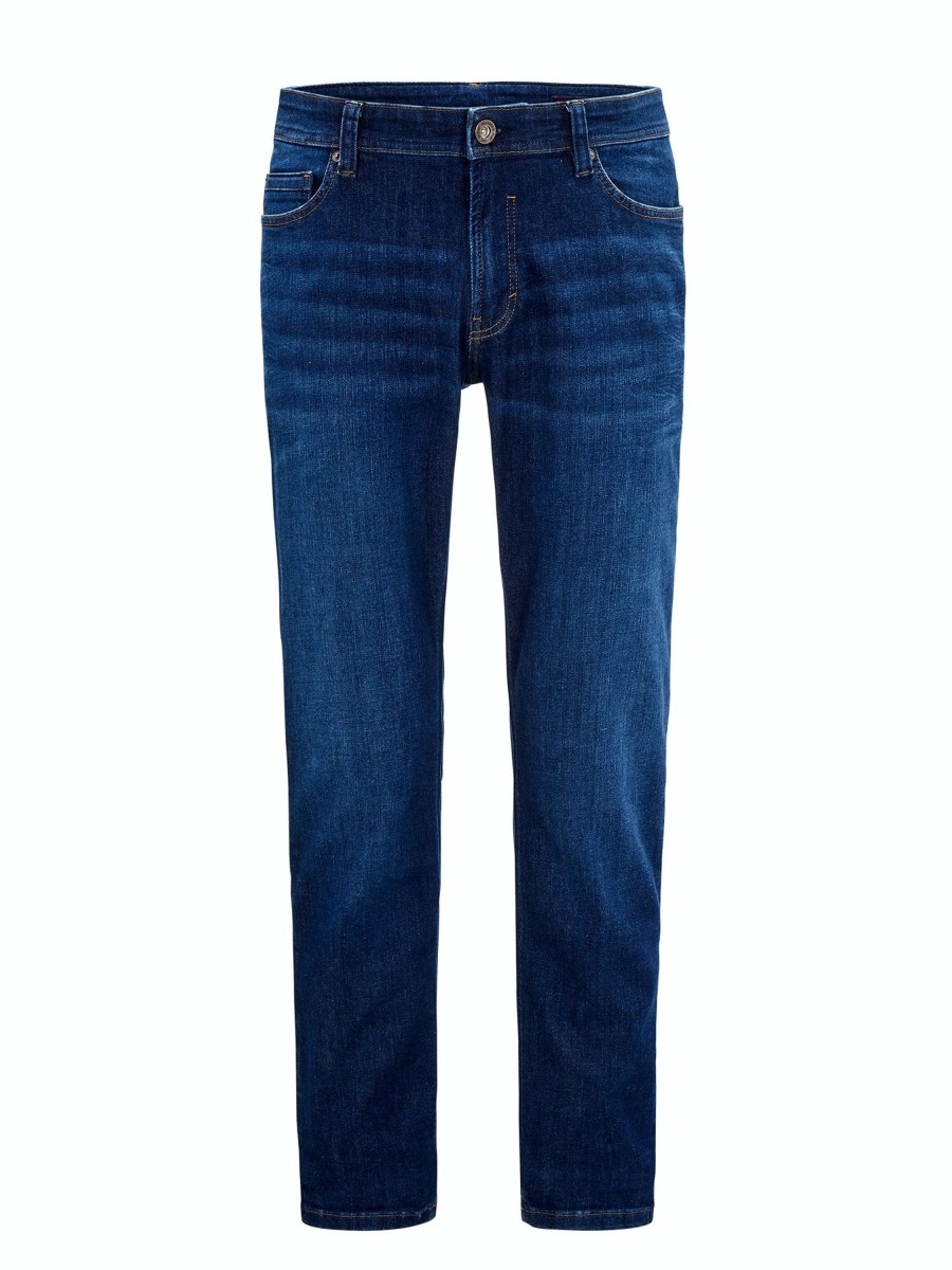 Herren Paddock's | Paddock'S Ray Jeans Tapered Fit Dark Blue Extra Lang Dark Blue Vintage