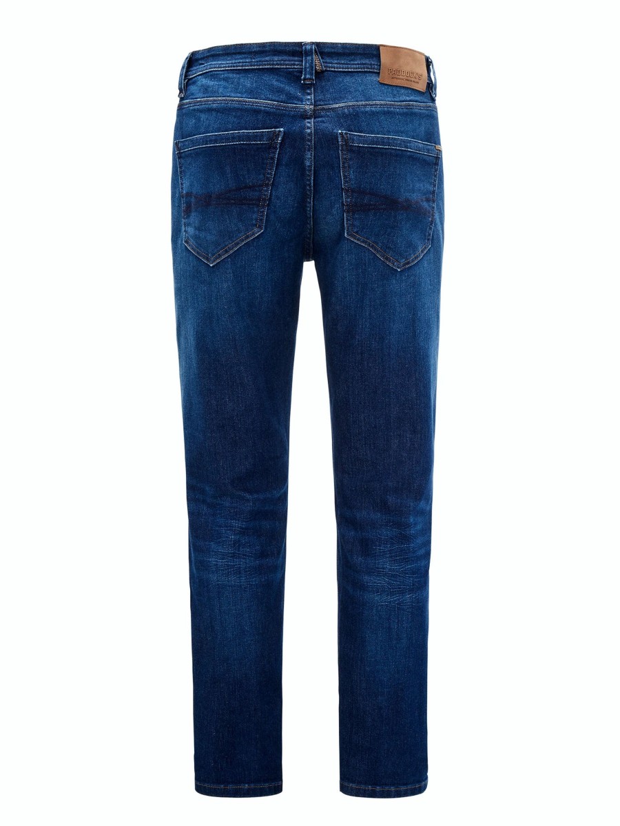 Herren Paddock's | Paddock'S Ray Jeans Tapered Fit Dark Blue Extra Lang Dark Blue Vintage