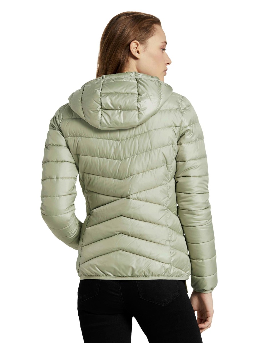 Damen Tom Tailor Denim | Tom Tailor Denim Jacke Light Puffer Khaki