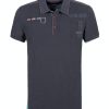 Herren Questo | Questo Poloshirt Adrian Dark Steel