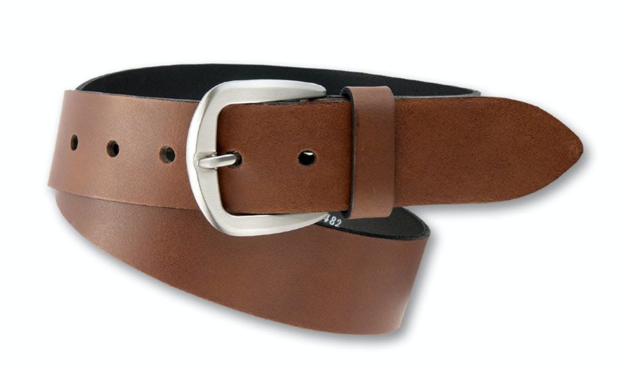 Herren Bernd Gu00f6tz | Bernd Gu00F6Tz 4 Cm Pull-Up-Ledergu00Fcrtel 0084 Cognac