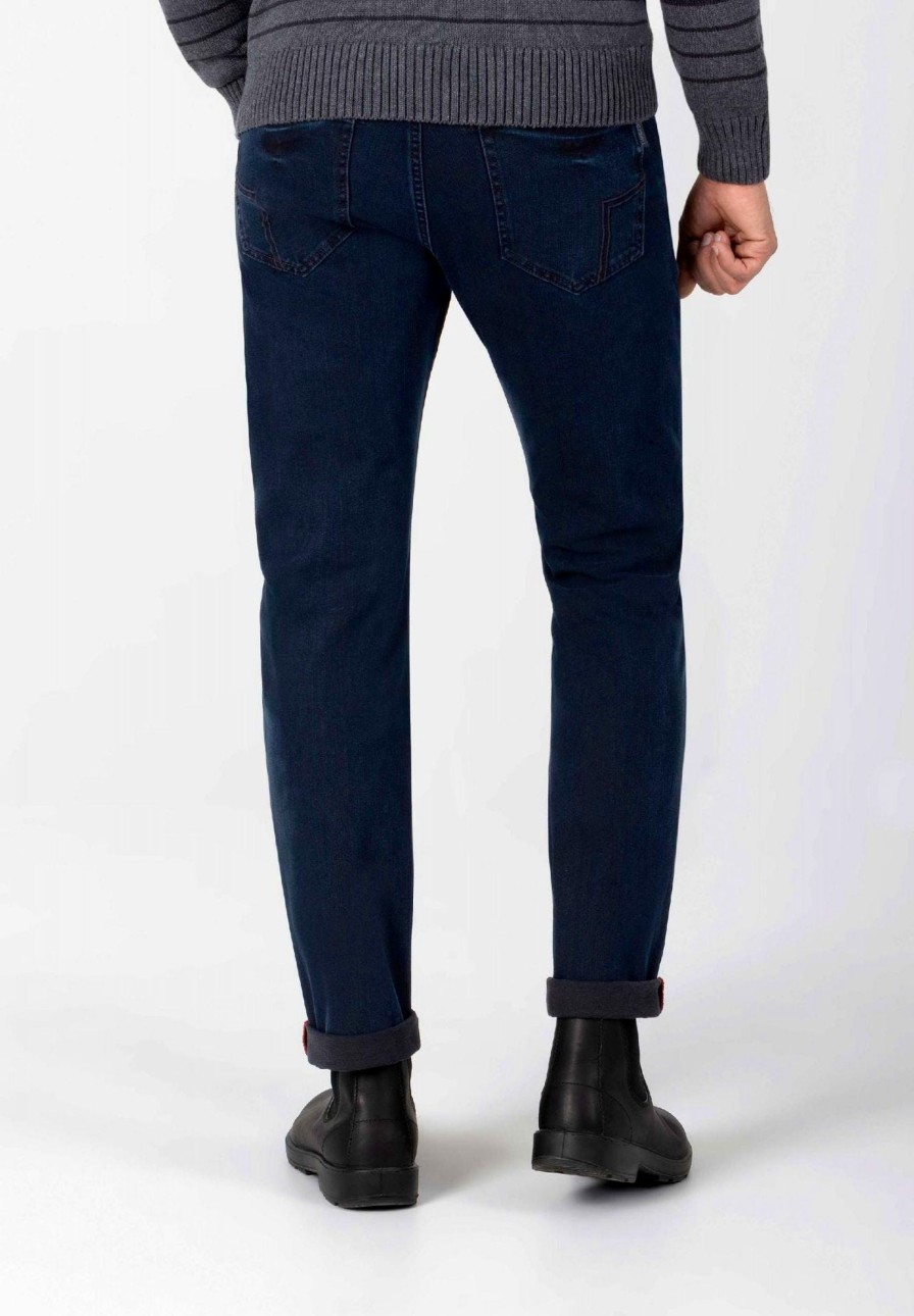 Herren Timezone | Timezone Men Slim Eduardotz Black Blue Wash